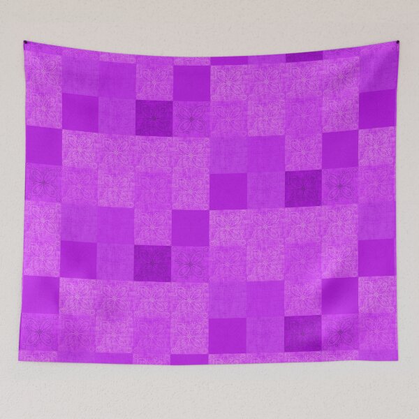Item preview, Linen patchwork - pink designed and sold by PurpleSandpiper.