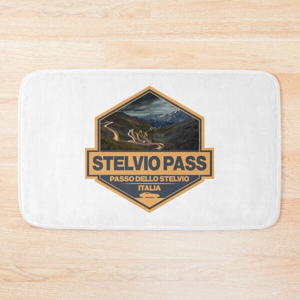 Item preview, Stelvio Pass Passo Dello Stelvio Travel Art Badge designed and sold by KrisSidDesigns.