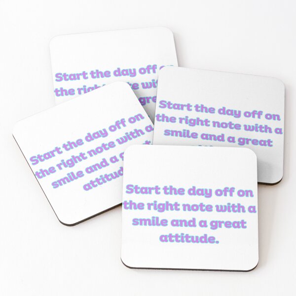 Item preview, start the day off on the right note with a smile and a great attitude designed and sold by motivationhood.