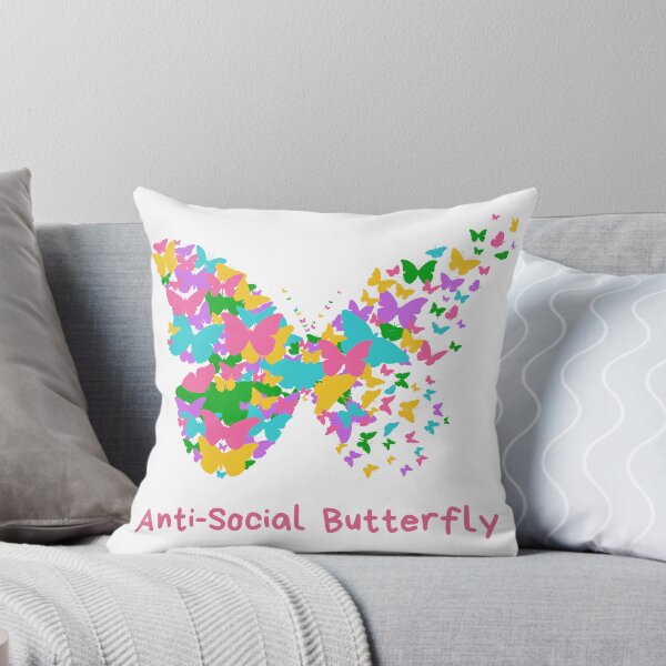 Item preview, Anti-Social Butterfly designed and sold by juliaplusgents.