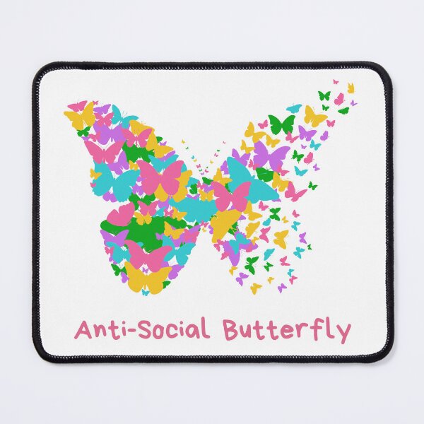 Item preview, Anti-Social Butterfly designed and sold by juliaplusgents.