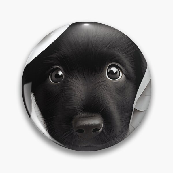 Artikelvorschau, Netter schwarzer Labrador-Welpe entworfen und verkauft von AIArtShopPro.