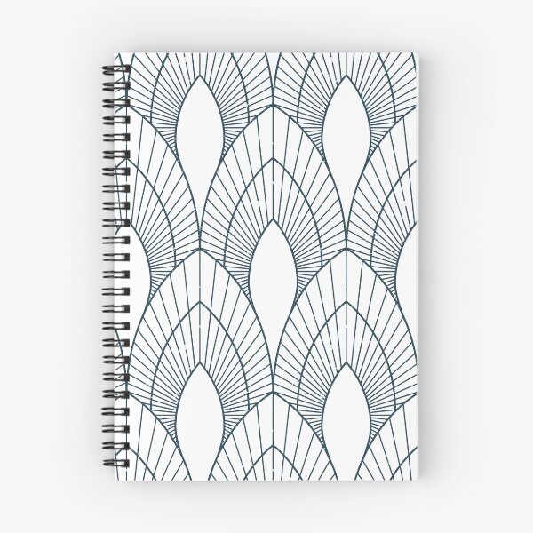 Item preview, Navy Blue Art Deco designed and sold by KatsCanvas.