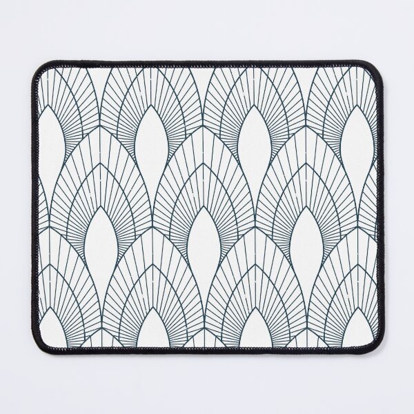 Item preview, Navy Blue Art Deco designed and sold by KatsCanvas.