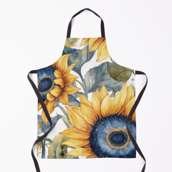 Aperçu de l'œuvre Tuile de tournesol aquarelle créée et vendue par LeafyLife.