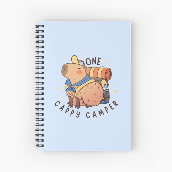 Item preview, One Cappy camper a fun capybara pun for all the happy campers designed and sold by Yarafantasyart.