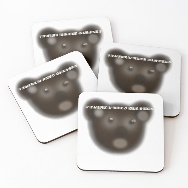 Item preview, fuzzy bear  designed and sold by ghoultitties.