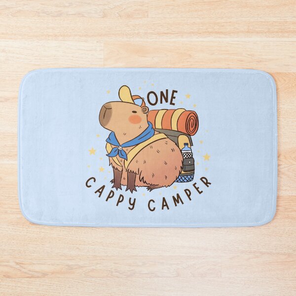 Item preview, One Cappy camper a fun capybara pun for all the happy campers designed and sold by Yarafantasyart.