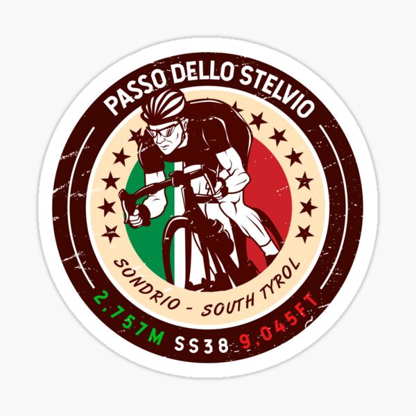 Item preview, Stelvio Pass | Passo Dello Stelvio | Cycling designed and sold by KrisSidDesigns.