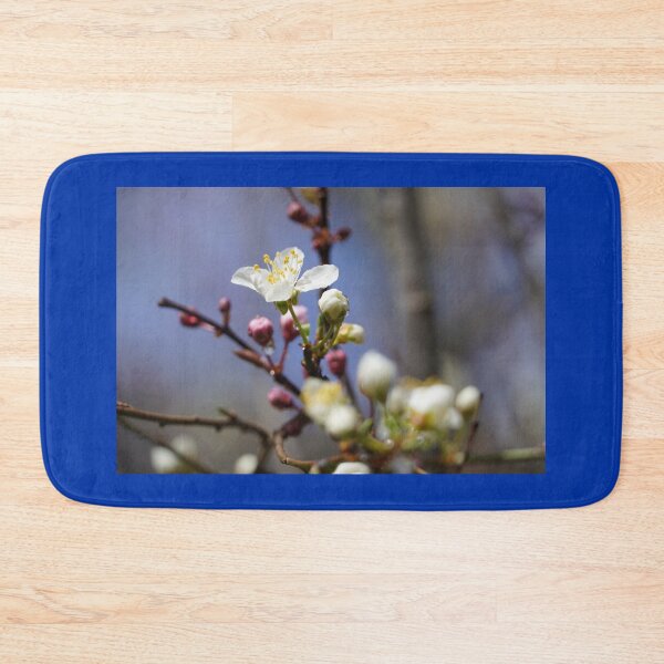 Item preview, Cherry blossoms and plum blossoms in spring with a blue background designed and sold by Binas-gallery.