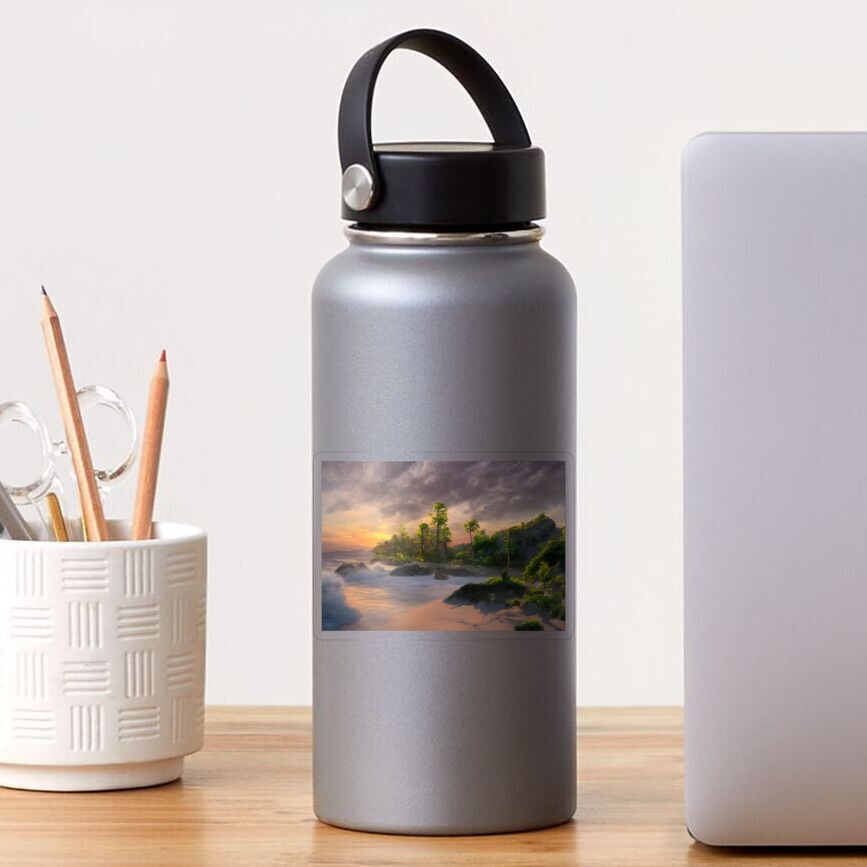 Item preview, Transparent Sticker designed and sold by futureimaging.