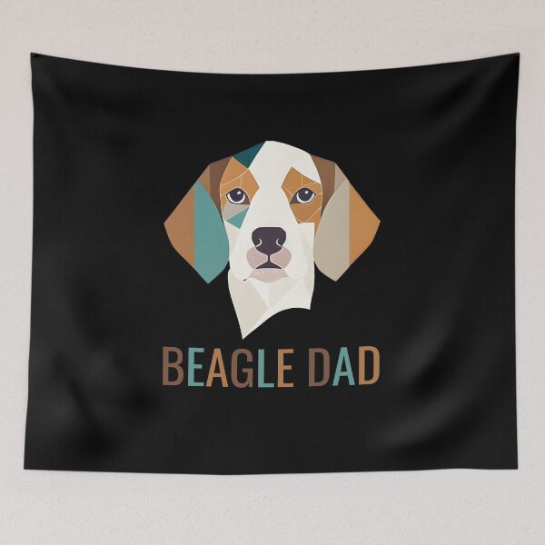 Item preview, Beagle Dad (Minimalist design) designed and sold by brindled.