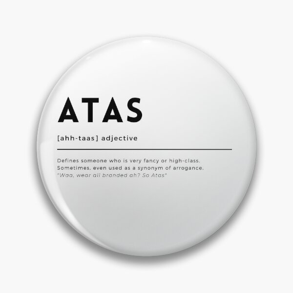 Item preview, Singlish Dictionary - Atas designed and sold by huggsdoodles.