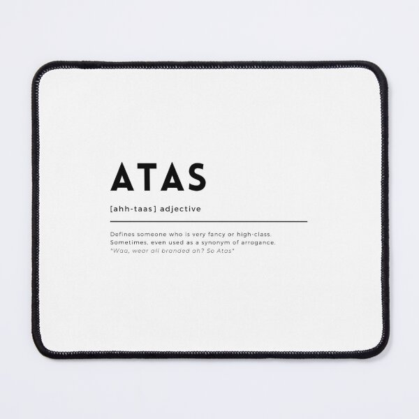Item preview, Singlish Dictionary - Atas designed and sold by huggsdoodles.