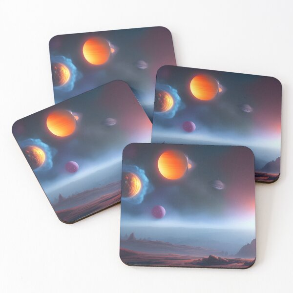Item preview, Planets and Dimensions Collide designed and sold by Ink Art Design.