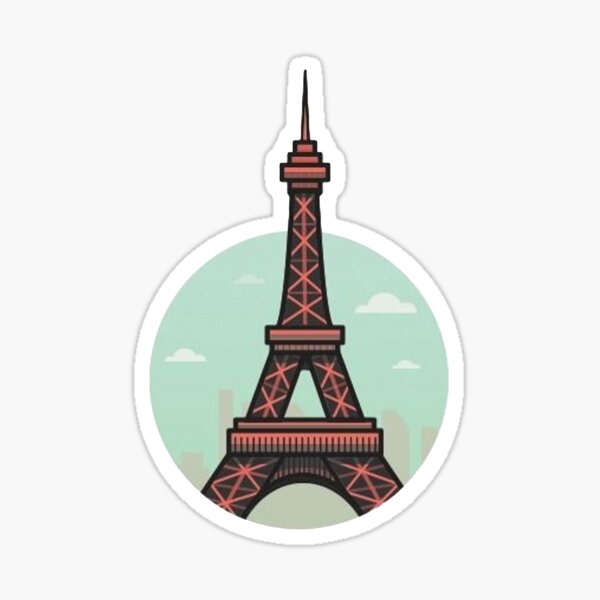 Sticker Tour Eiffel Miniature