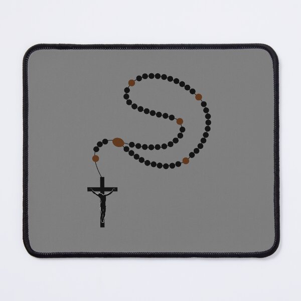 Item preview, Brown wooden catholic rosary. Cross. Rosary necklace. Beaded rosary. Rosary prayer. designed and sold by Tanysl.