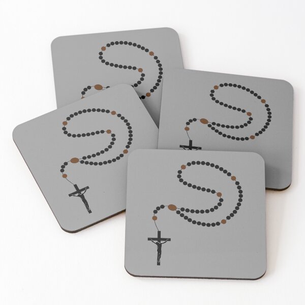Item preview, Brown wooden catholic rosary. Cross. Rosary necklace. Beaded rosary. Rosary prayer. designed and sold by Tanysl.