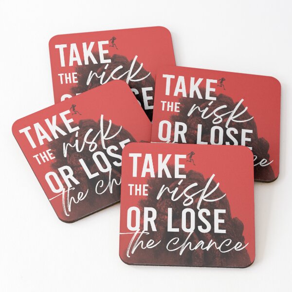 Item preview, Take the risk or lose the chance motivational quote designed and sold by illustratiff.
