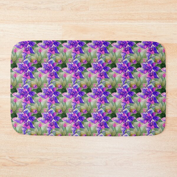 Item preview, Bluey Pink Watercolour Flowers designed and sold by IcedImages.