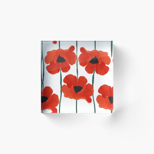 Item preview, Bold. Red. Poppies designed and sold by Melissa Ives.