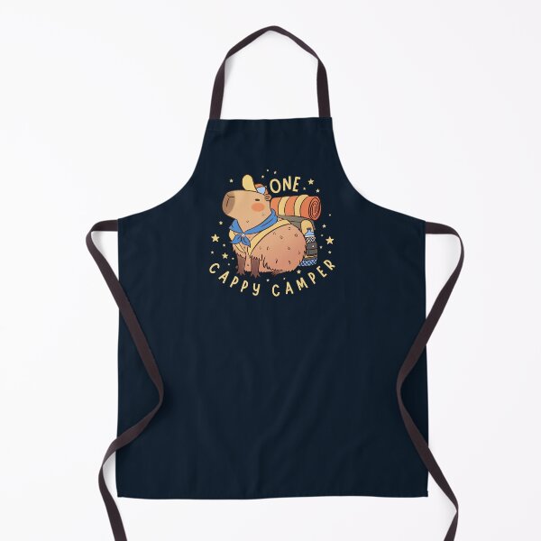 Item preview, One Cappy camper a fun capybara pun for all the happy campers designed and sold by Yarafantasyart.