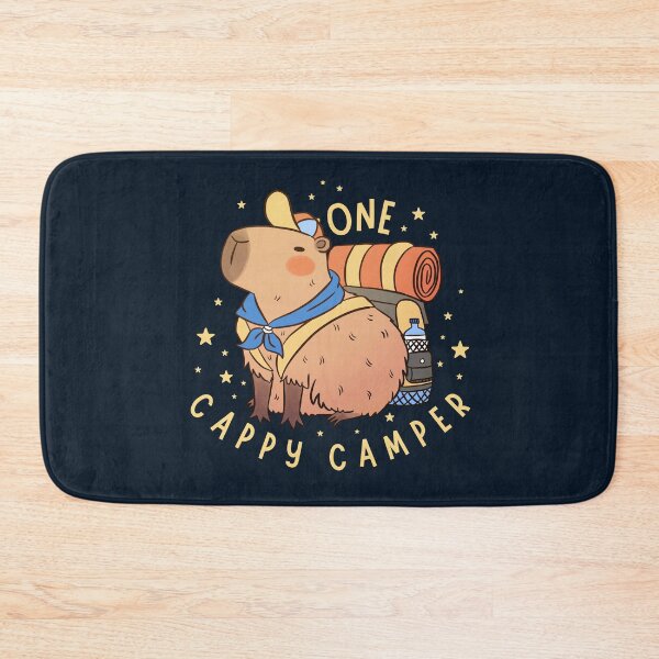 Item preview, One Cappy camper a fun capybara pun for all the happy campers designed and sold by Yarafantasyart.