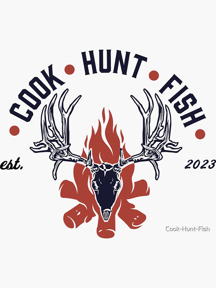 "Cook Hunt Fish Logo" Sticker for Sale by CookHuntFish Redbubble
