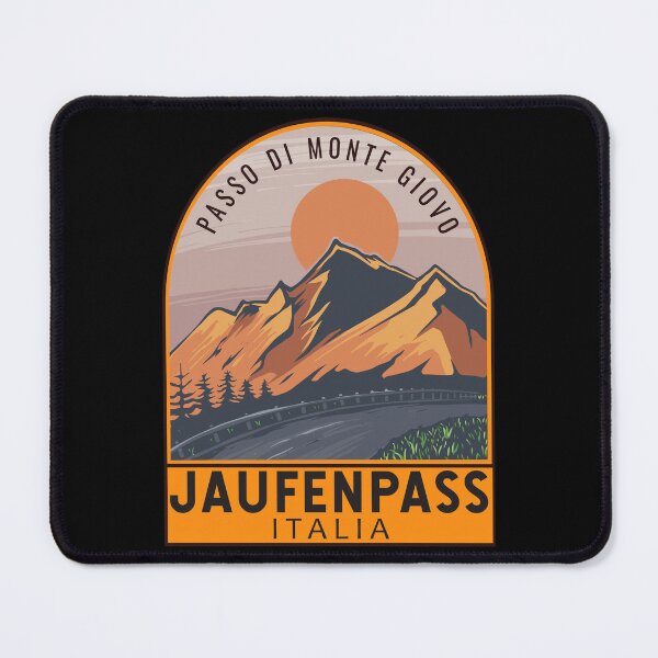 Item preview, Jaufenpass Italy Retro Travel Emblem designed and sold by KrisSidDesigns.