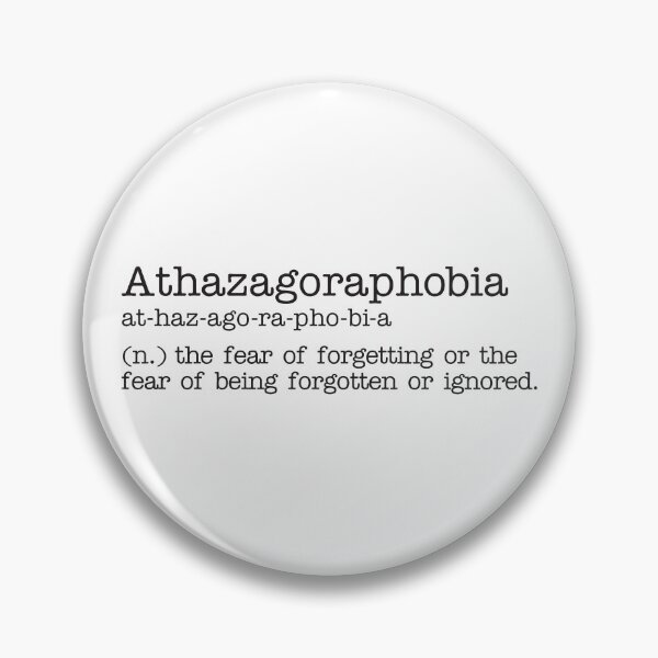 Item preview, Athazagoraphobia - Beautiful Word Definition - Typewriter designed and sold by Zooone.