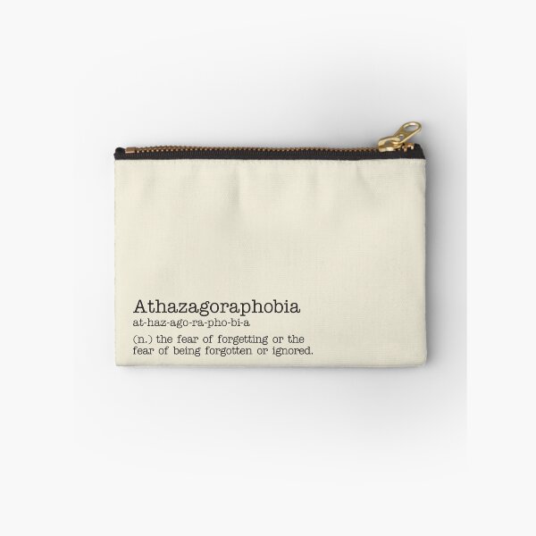 Item preview, Athazagoraphobia - Beautiful Word Definition - Typewriter designed and sold by Zooone.