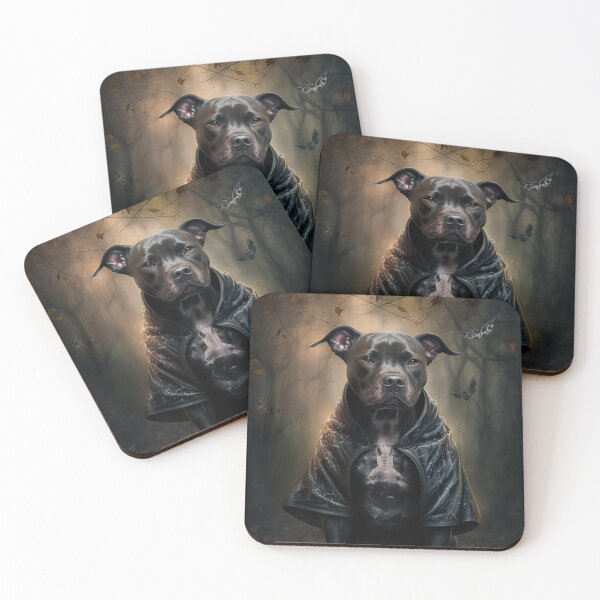 Item preview, Mysterious Staffy designed and sold by Nocturne  Paws.