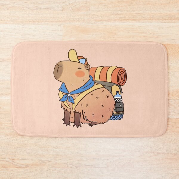 Item preview, Cute capybara ready for camping  designed and sold by Yarafantasyart.