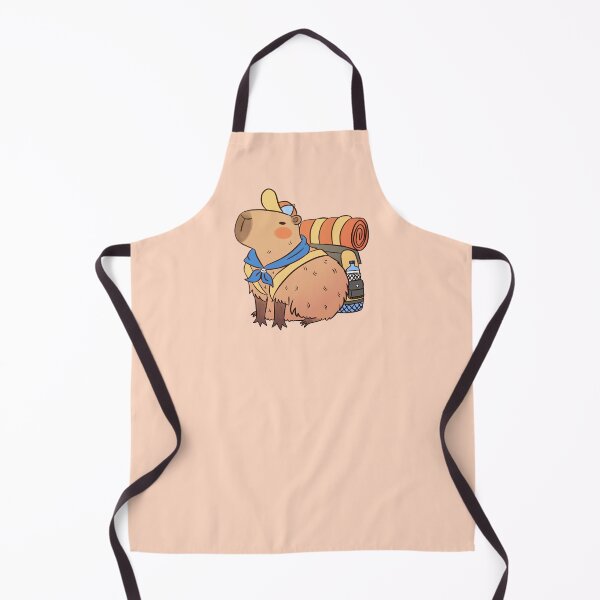 Item preview, Cute capybara ready for camping designed and sold by Yarafantasyart.