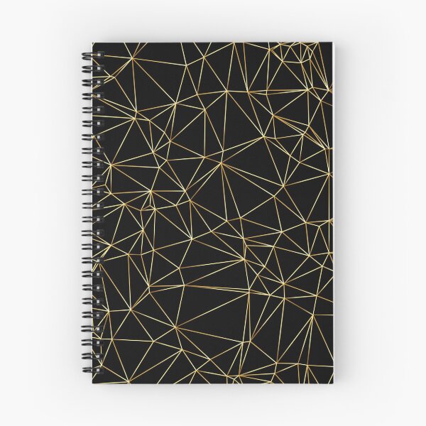 Item preview, Abstract Triangles With Golden Line designed and sold by JenTrinhArt.