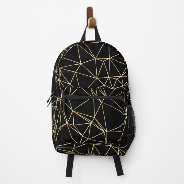 Item preview, Abstract Triangles With Golden Line designed and sold by JenTrinhArt.