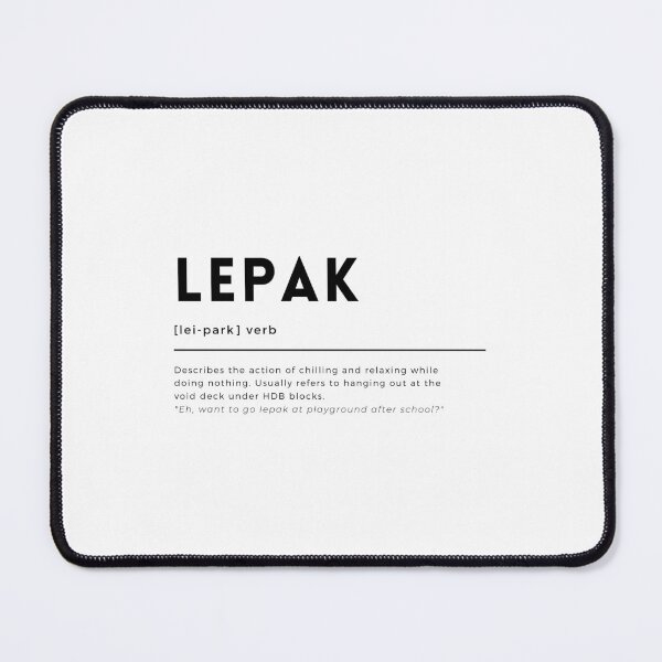 Item preview, Singlish Dictionary - Lepak designed and sold by huggsdoodles.