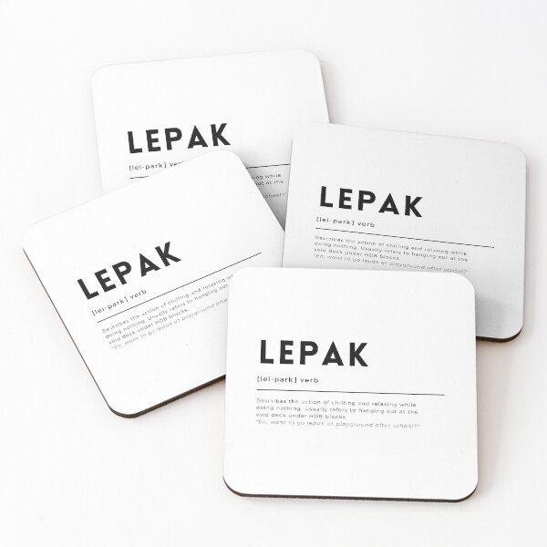 Item preview, Singlish Dictionary - Lepak designed and sold by huggsdoodles.