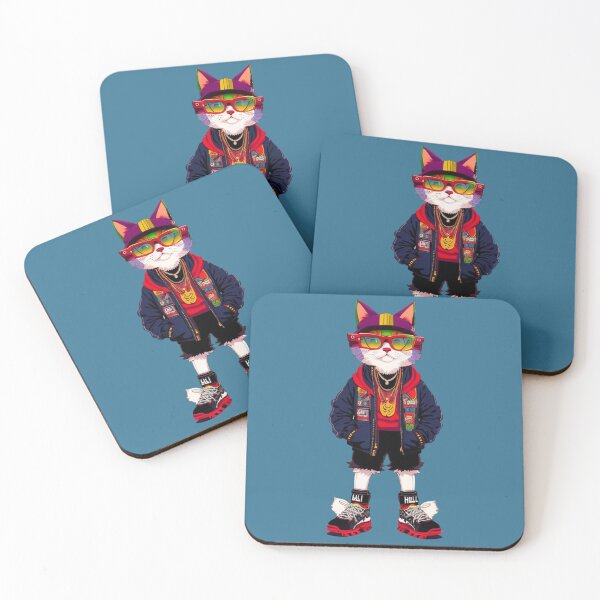Item preview, Hipster Cat V11 designed and sold by HipsterAnimals.