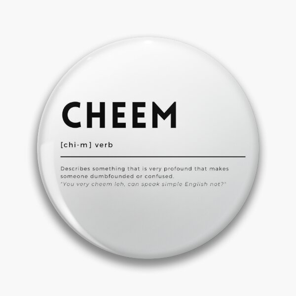 Item preview, Singlish Dictionary - Cheem designed and sold by huggsdoodles.