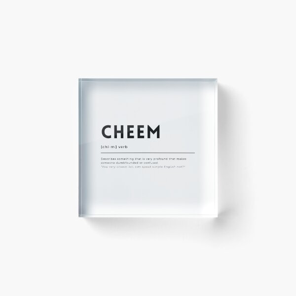 Item preview, Singlish Dictionary - Cheem designed and sold by huggsdoodles.