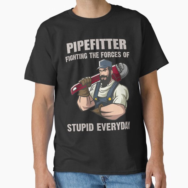 Item preview, Pipefitter  Plumber Shirt designed and sold by ChockletBoy.