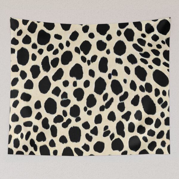 Item preview, Leopard pattern black and white designed and sold by The Iconic Minimalist.