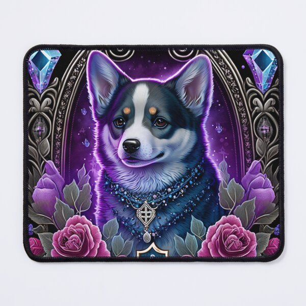Aperçu de l'œuvre Gothic Corgi créée et vendue par Nocturne  Paws.
