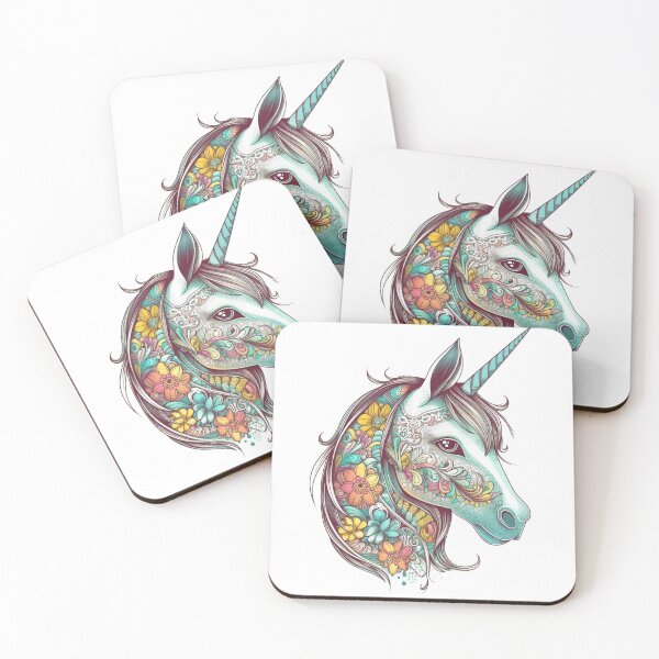 Item preview, Eastern Flowers Unicorn designed and sold by srknt.