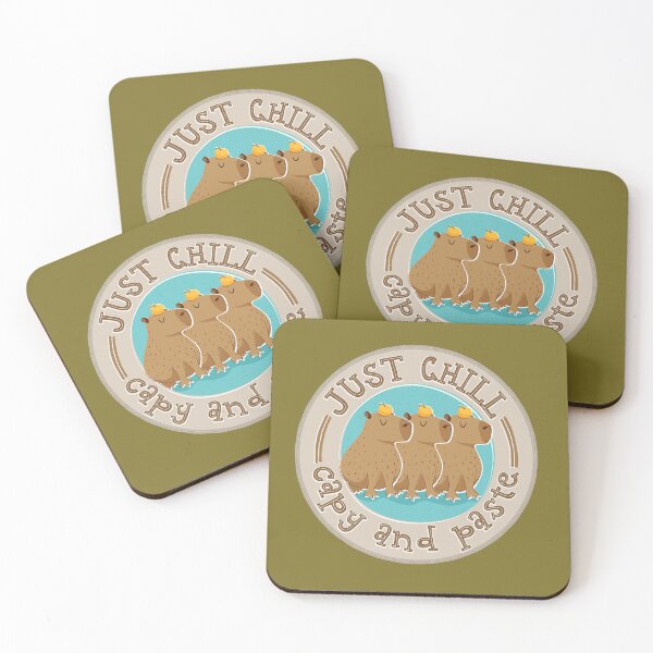 Item preview, Just Chill - Capy and Paste designed and sold by miavaldez.