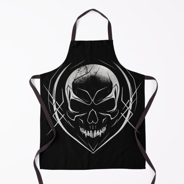 Item preview, A stylish Skull white on black designed and sold by taoman.