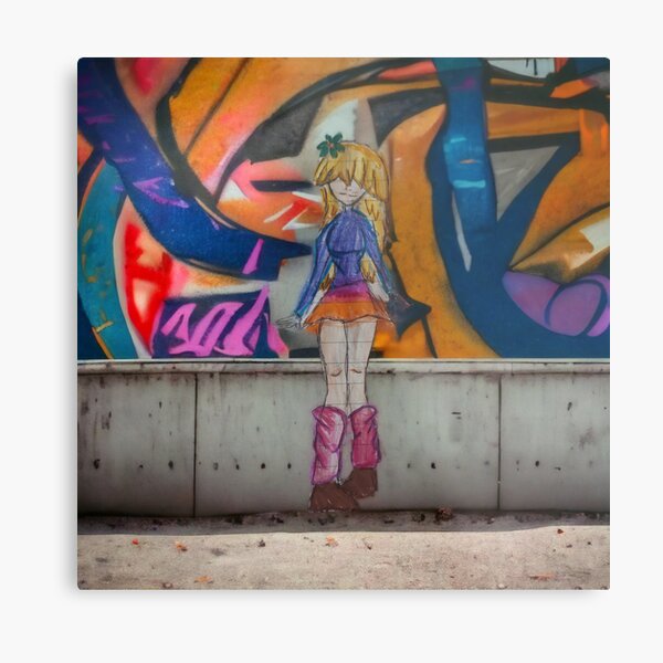 Anime Graffiti Skater Boy Art Print for Sale by Fredro