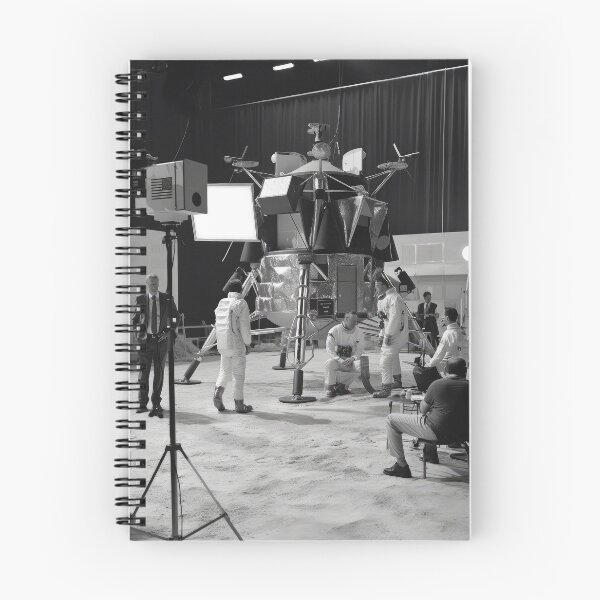 Item preview, The moon landing being filmed in a movie studio  designed and sold by CanyonGarageArt.
