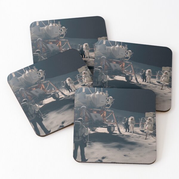 Item preview, The moon landing being filmed in a movie studio  designed and sold by CanyonGarageArt.